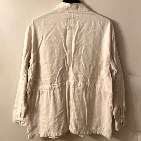 OLD NAVY Linen Blend Safari Utility Jacket - Picture 12 of 16